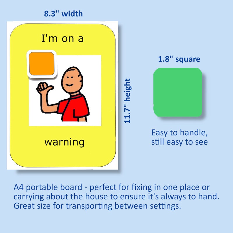 Autism Supplies And Developments Behavior Warning Board Stop Light - Premium Durable Plastic - Red, Amber, Green â€“Preschool Classroom Must Have â€“ABA Therapy Materials â€“Visual Schedule for Kid â€“Autism Learning - Image 3